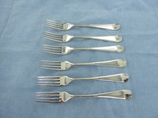 AN ANTIQUE SET OF SIX STERLING