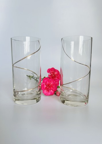 Kosta boda line - gold, highball