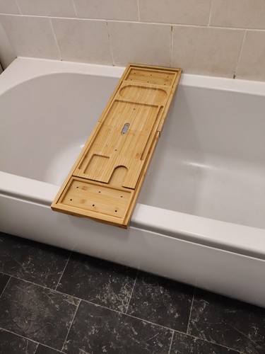 Extendable bamboo bath caddy - bath,
