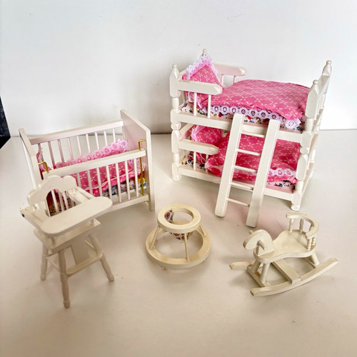 Dolls house nursery set - nursery,