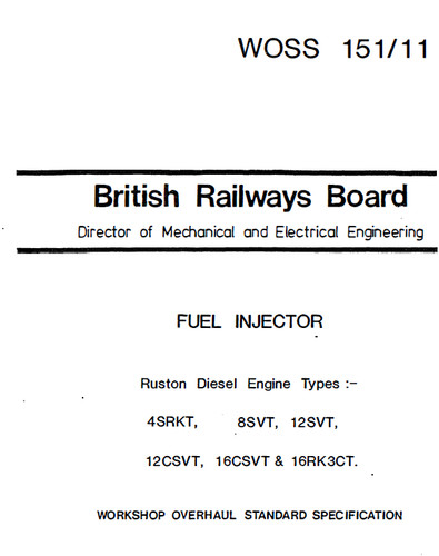 British rail woss 151 - rail,