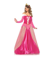Princess Aurora Costume Women Fancy Dress Party Gown UK Adult Sleeping Beauty