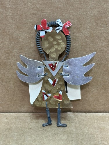 Vintage handmade cut brass - handmade,