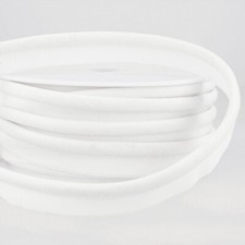Stephanoise 5mm Flanged Piping Cord White - per metre