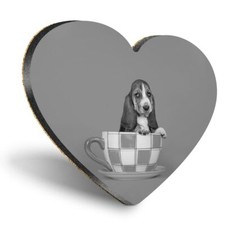 Heart MDF Coasters - BW - Cute