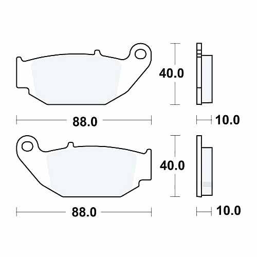 Trw brake pads standard - trw, mcb867