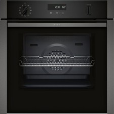 Neff N50 B6ACH7AG7B Slide and Hide Electric Single Oven - Graphite B6ACH7AG7B