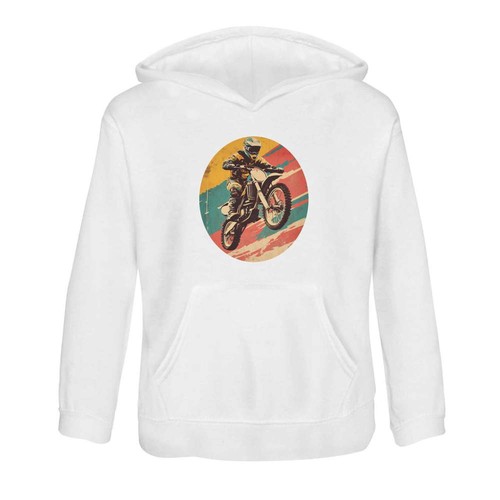 Retro dirt bike rider - 'retro,
