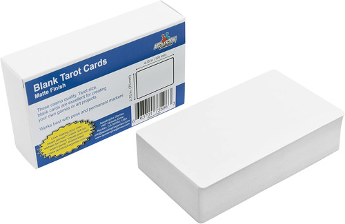 Blank tarot cards pcs matte - tarot, 80