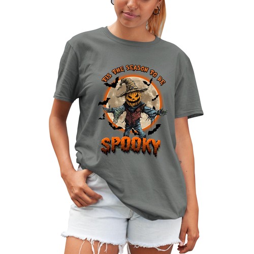 Pumpkin scarecrow halloween - scarecrow, t