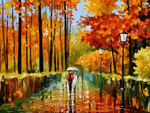 Wall decor oil - decor, colour
