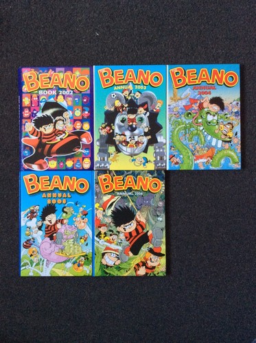 Beano annuals 2002 2006 - beano, job