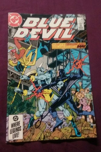 Blue devil signed - devil, gary