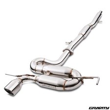 3" STAINLESS CATBACK EXHAUST SYSTEM FOR AUDI TT 8N MK1 1.8T 180 QUATTRO 98-06