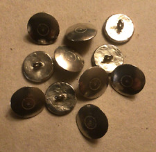 Pewter buttons 23mm dome (12