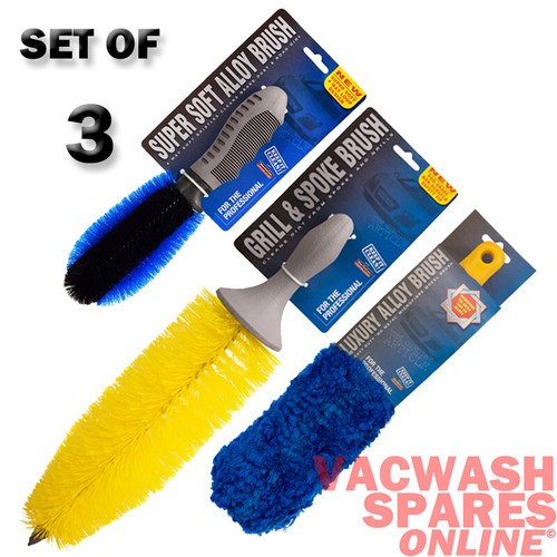 Deluxe alloy wheel brush set - wheel,