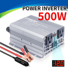 500W Power Inverter DC 12V to