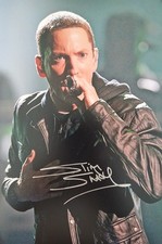 Eminem - Slim Shady Autographed 12 x 8 inch Photograph