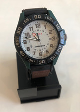 Rare Timex expedition watch TW4B26500 green brown indiglo light