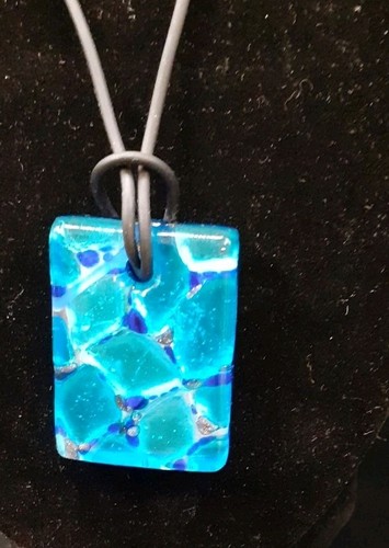 Murano glass turquoise - glass,