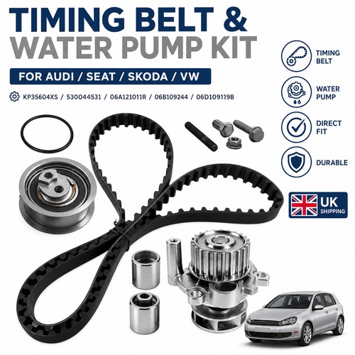 Timing belt water pump - belt, kit
