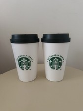 2 x STARBUCKS Thick White