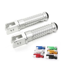 FOR YAMAHA VMAX 1700 09-17 16 15 14 13 SILVER MPRO FRONT MOTORCYCLE FOOT PEGS