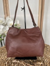 Owen Barry genuine leather brown bag handbag