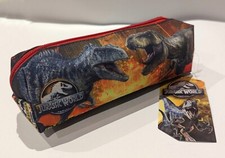OFFICIAL UNIVERSAL JURASSIC WORLD Pencil Case Dinosaur Kids School Pen Bag T-Rex