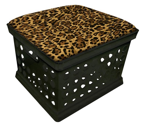 Black ottoman bench - black, storage