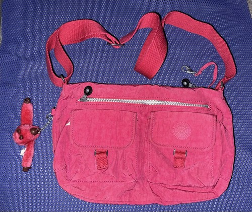 Kipling bags pink red - x2,