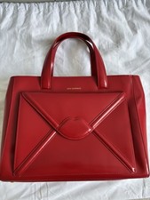 Lulu Guinness red Lips Leather Bag