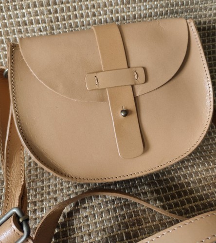 Fat face tan leather bag - fat,