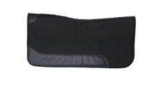 Western Wool Felt Black Saddle