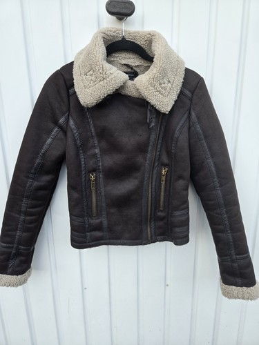 Topshop faux suede - topshop, shearling