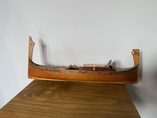 Vintage Hand Made Wooden Boat