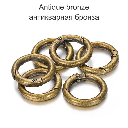 5pcs metal ring spring - o,