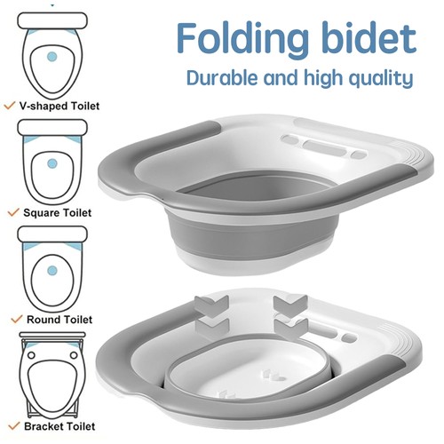 Portable toilet bidet seat - portable, tub