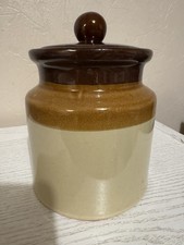 Vintage Stoneware Canister Jar