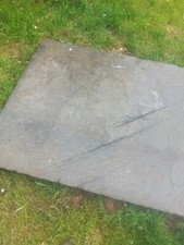 Very Large Delabole Slate Slab 160cm X 90cm 4cm thick average depth.