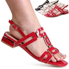 Women's Patent Leather Sandals