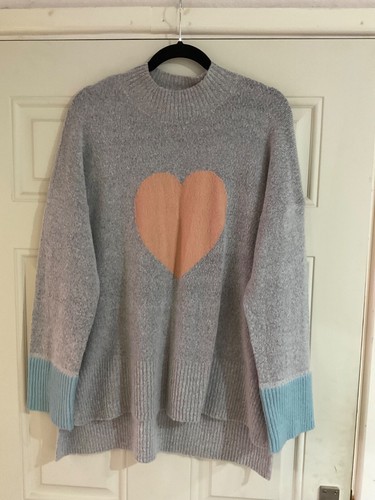 Oasis lagenlook grey heart - lagenlook,