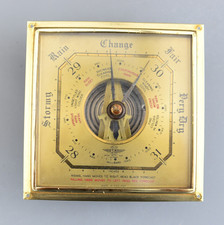 Vintage SB Smiths Shortland Compensated Aneroid Circular Barometer England