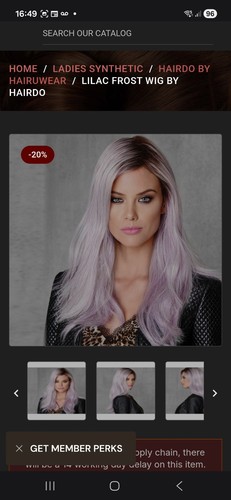 Hairdo lilac frost wig - ,