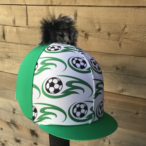 Football horse riding hat silk - football,