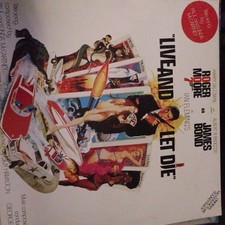vinyl LP - James Bond - Live And Let Die soundtrack 1973 