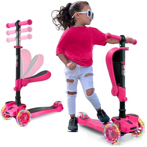 Foldable seat scooter - scooter, led