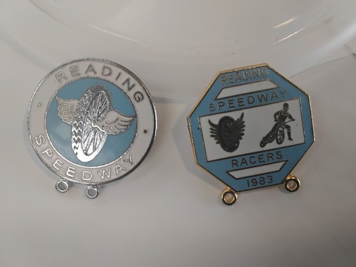 Reading speedway pin badges - reading,