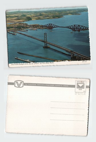 Vintage postcard forth - postcard, bridges