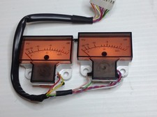 REVOX VU-METERS WITH WIRING & CONNECTOR -  AS USED ON PR99 Etc. NEW BULBS FITTED